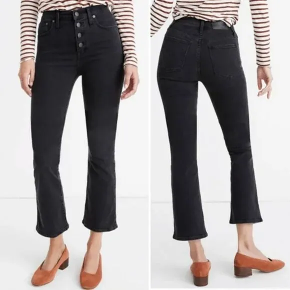 NEW Madewell Petite Cali Demi-Boot Jeans in‎ Bellspring Wash, 26P
