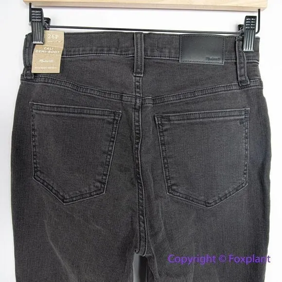 NEW Madewell Petite Cali Demi-Boot Jeans in‎ Bellspring Wash, 26P
