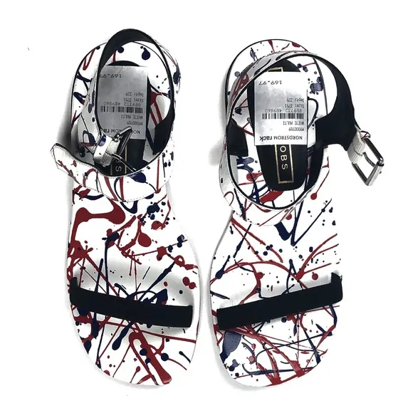 NEW Marc Jacobs Elizabeth Flat Sandals Size 7