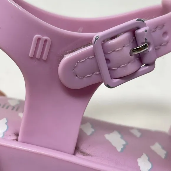 NEW Mini Melissa Rainbow Cloud Sandals Toddler size 8 jellies