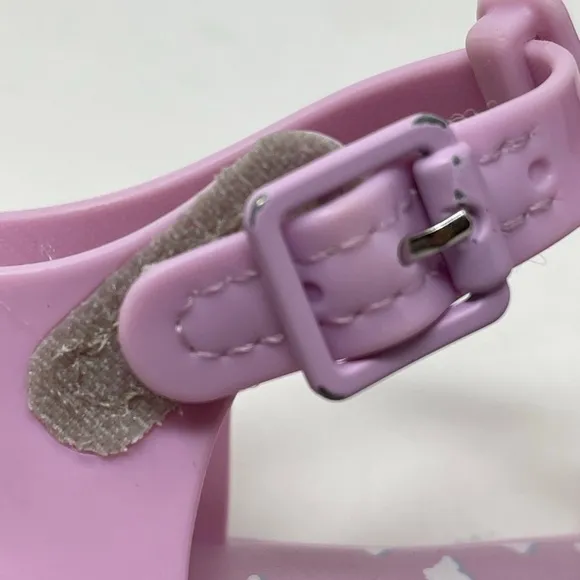 NEW Mini Melissa Rainbow Cloud Sandals Toddler size 8 jellies