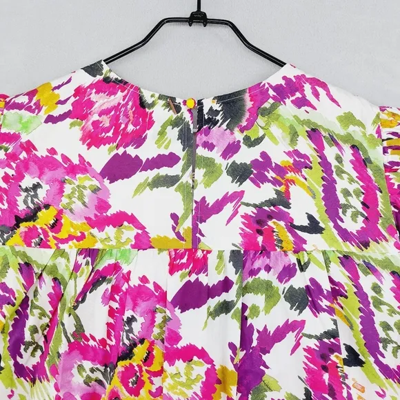 NEW Misa Emilia Pink Floral Summer Barbie Mini Dress P3188