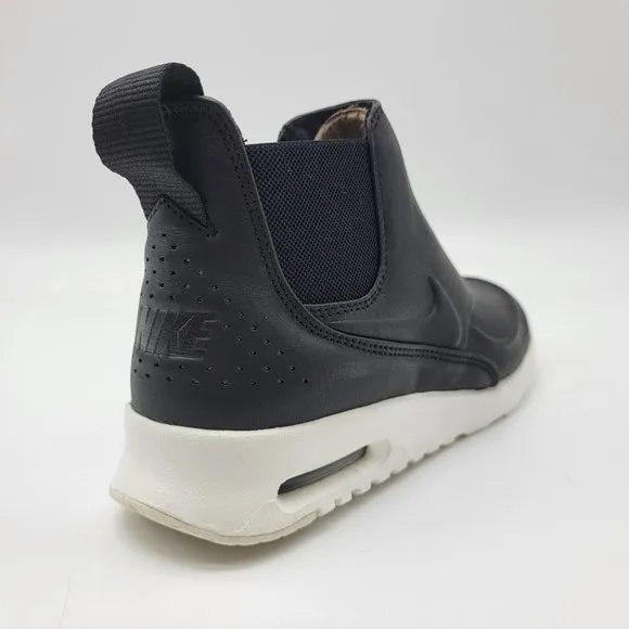 NEW Nike Air Max Thea Mid Chelsea Sneaker Boots Black White Shoes