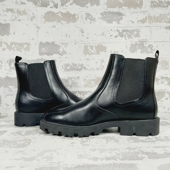 New Nine West Womens Yeeps Leather Chelsea Boots F999