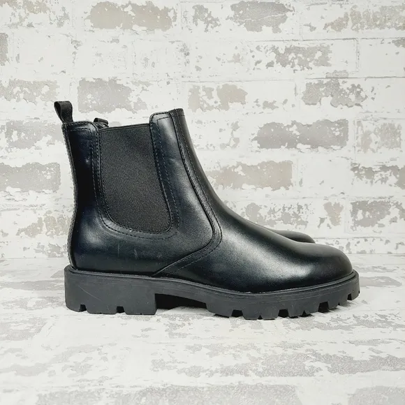 New Nine West Womens Yeeps Leather Chelsea Boots F999
