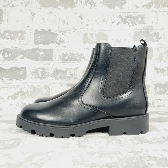 New Nine West Womens Yeeps Leather Chelsea Boots F999
