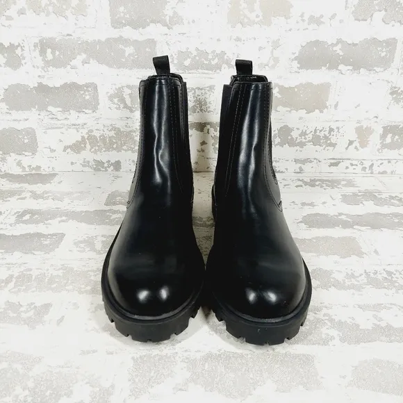 New Nine West Womens Yeeps Leather Chelsea Boots F999