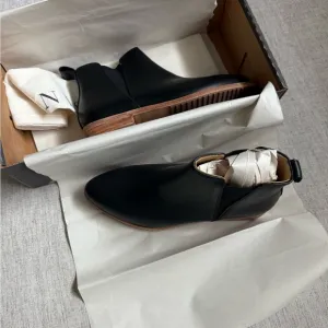 New Nisolo Black Chelsea Ankle Boots Leather