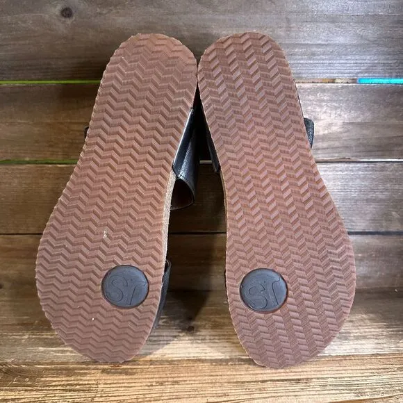 New NWOB Womens Josef Seibel Tonga 25 Leather Strappy‎ Sandals Size EU 38 US 7 M