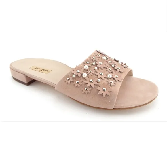 New PAUL GREEN Shimmer Blush Sandals 8US/5.5UK
