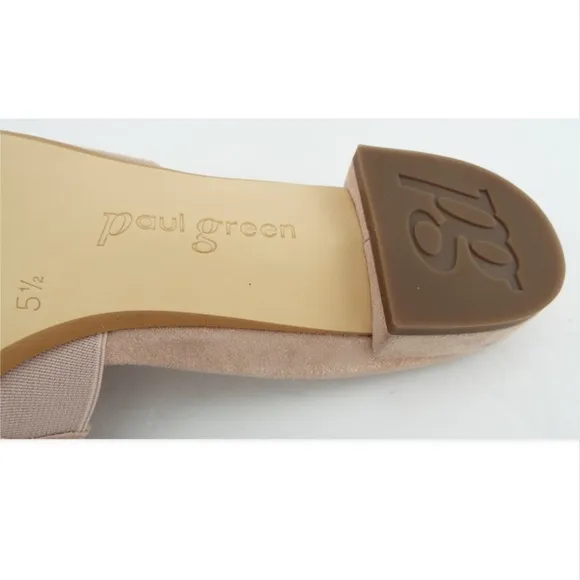 New PAUL GREEN Shimmer Blush Sandals 8US/5.5UK
