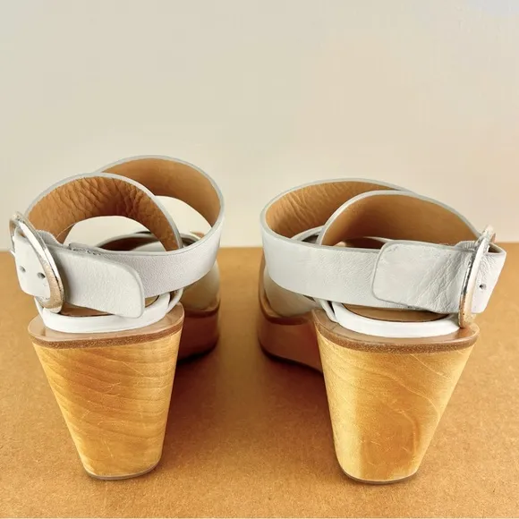 NEW RAG &amp; BONE LEATHER WEDGE SANDALS