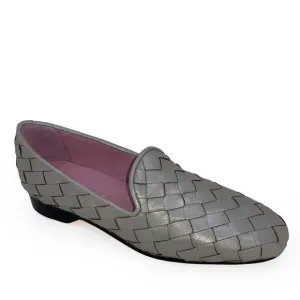 NEW ROBERT ZUR women's alyssa woven loafer in plantino true glove