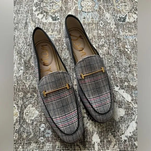 NEW Sam Edelman Loraine Plaid Loafers