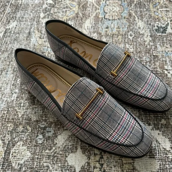 NEW Sam Edelman Loraine Plaid Loafers