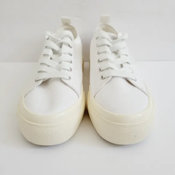 New Sam Edelman Sonia Platform Canvas Sneakers, Size 7,5