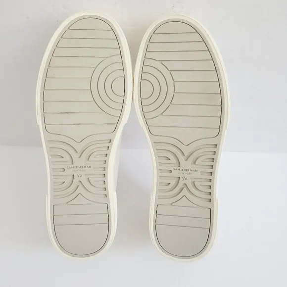 New Sam Edelman Sonia Platform Canvas Sneakers, Size 7,5
