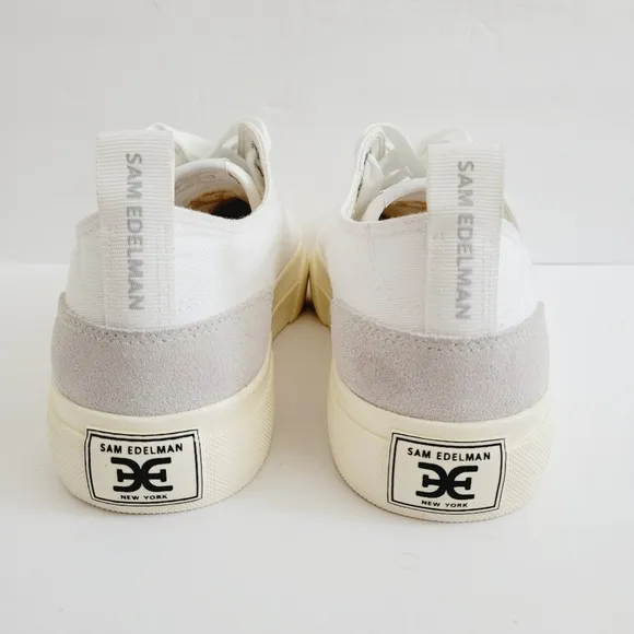 New Sam Edelman Sonia Platform Canvas Sneakers, Size 7,5