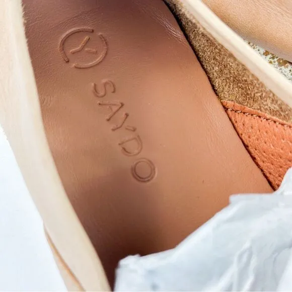 NEW Saydo Created Aerosoles, Pink Genuine Leather Soft Comfortable Flats 6.5-7