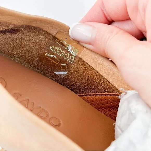 NEW Saydo Created Aerosoles, Pink Genuine Leather Soft Comfortable Flats 6.5-7