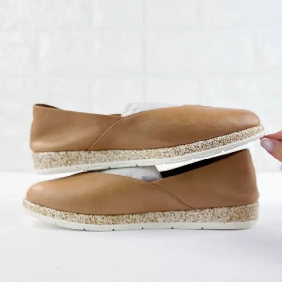 NEW Saydo Created Aerosoles, Pink Genuine Leather Soft Comfortable Flats 6.5-7