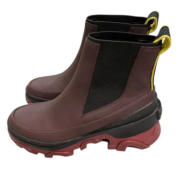 NEW Sorel Brex Women’s Chelsea Waterproof Chelsea Boot Cinder Black size 7