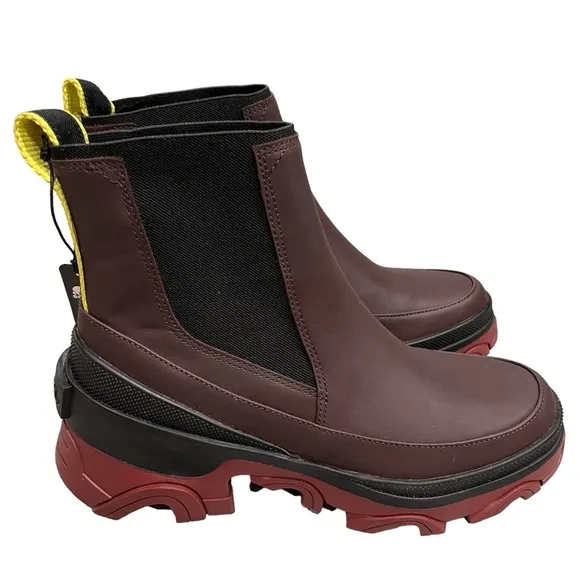 NEW Sorel Brex Women’s Chelsea Waterproof Chelsea Boot Cinder Black size 7
