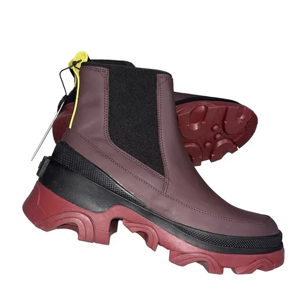NEW Sorel Brex Women’s Chelsea Waterproof Chelsea Boot Cinder Black size 7