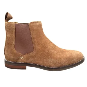 NEW Sperry Gold Cup Chelsea Exeter Boots Caramel Suede Leather Mens Size 9.5 M