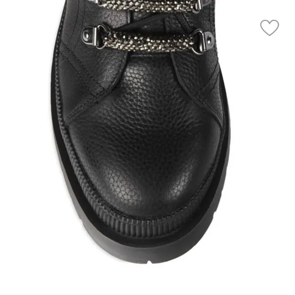 New Steve Madden Swivel Leather Combat Boots