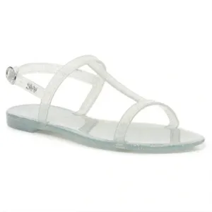 New! Stuart Weitzman Jelly Glitter Mellie Jelly Sandals