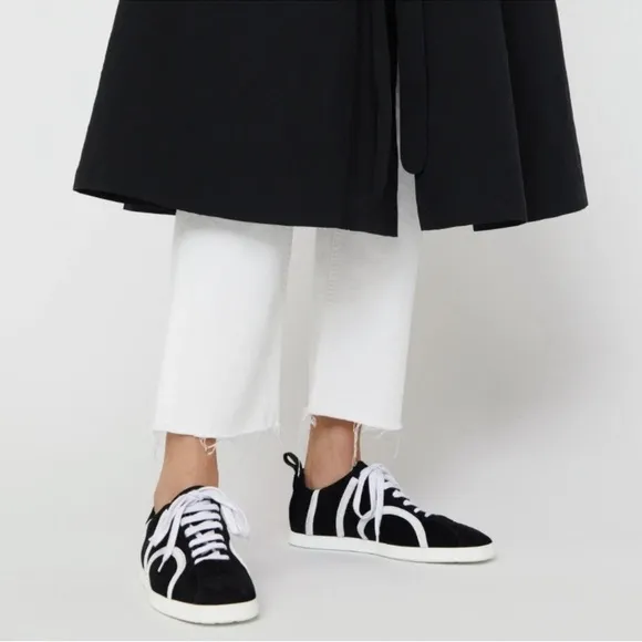 NEW TOTEME SUEDE LOW TOP SNEAKERS 40