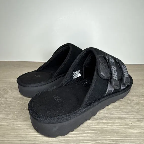 New UGG Men's Goldencoast Strap Slide Sandals Size 12 Black 196565276407