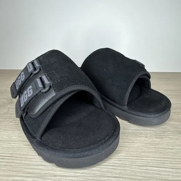 New UGG Men's Goldencoast Strap Slide Sandals Size 12 Black 196565276407