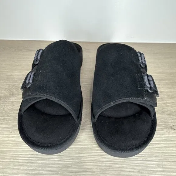 New UGG Men's Goldencoast Strap Slide Sandals Size 12 Black 196565276407