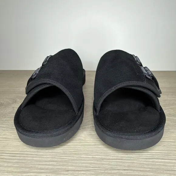 New UGG Men's Goldencoast Strap Slide Sandals Size 12 Black 196565276407