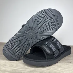 New UGG Men's Goldencoast Strap Slide Sandals Size 12 Black 196565276407