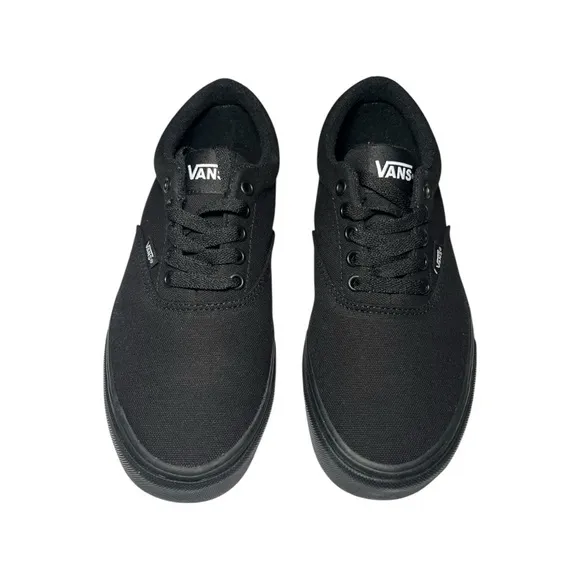 NEW Vans Men's Doheny Trainers, Canvas Black Black,Size 8