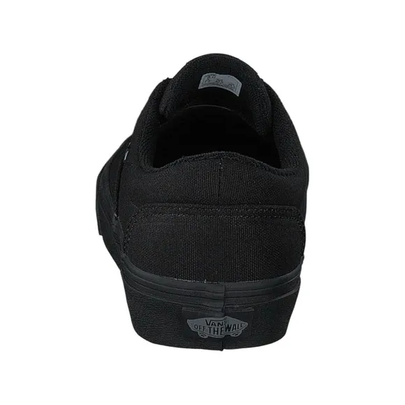 NEW Vans Men's Doheny Trainers, Canvas Black Black,Size 8