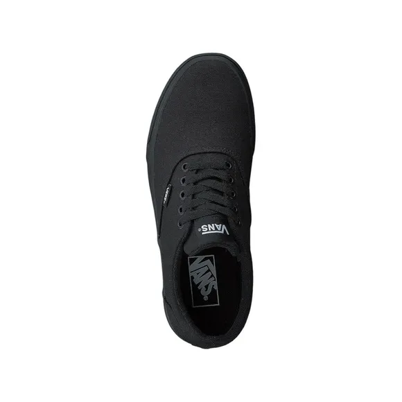 NEW Vans Men's Doheny Trainers, Canvas Black Black,Size 8