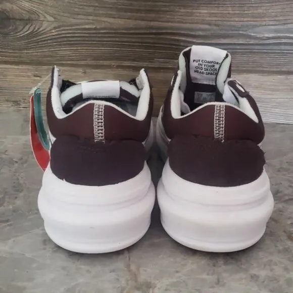 New Vans Old Skool Over Purple Wine Platform Comfycrush Sneakers