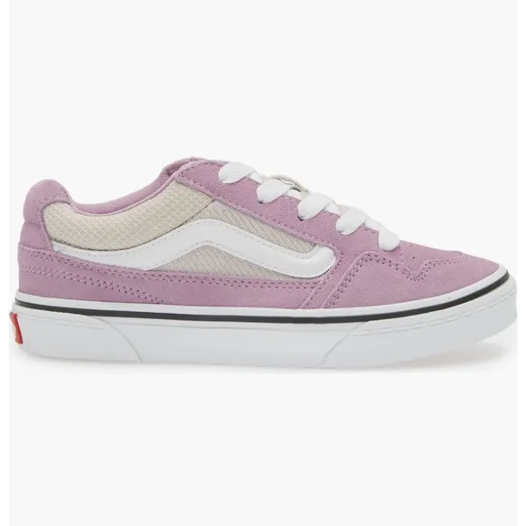 New Vans Purple Suede Caldrone Low Top Sneakers, Youth, Lavender Mist