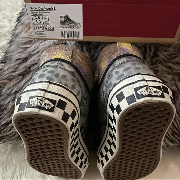 New Vans Super Comfycush S (Blotched) Multi/Marshmallow