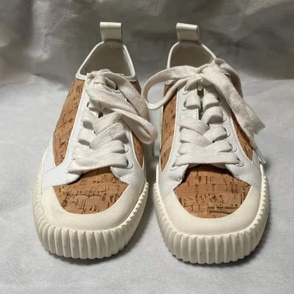 New VERONICA BEARD Parise Cork Sneakers