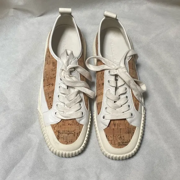 New VERONICA BEARD Parise Cork Sneakers