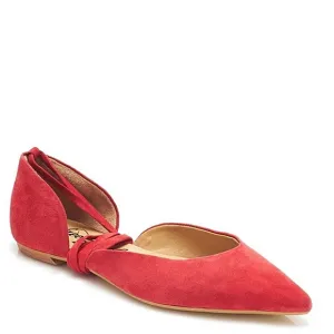 New w/Box Free People Noelle Genuine Suede Ankle Wrap D'Orsay Flats Size EU-36