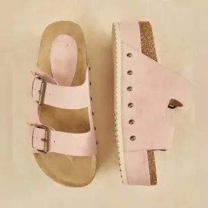 NEW with tags (NWT) Altard State Light Pink Serenna Platform Sandals