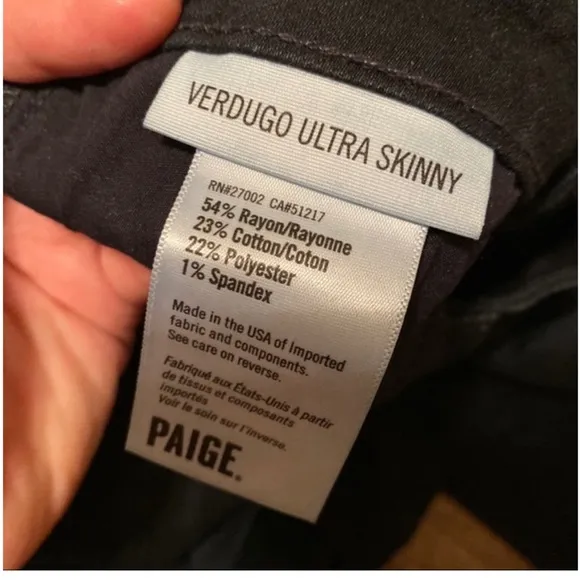 New without tags Paige ultra skinny Vertugo jeans