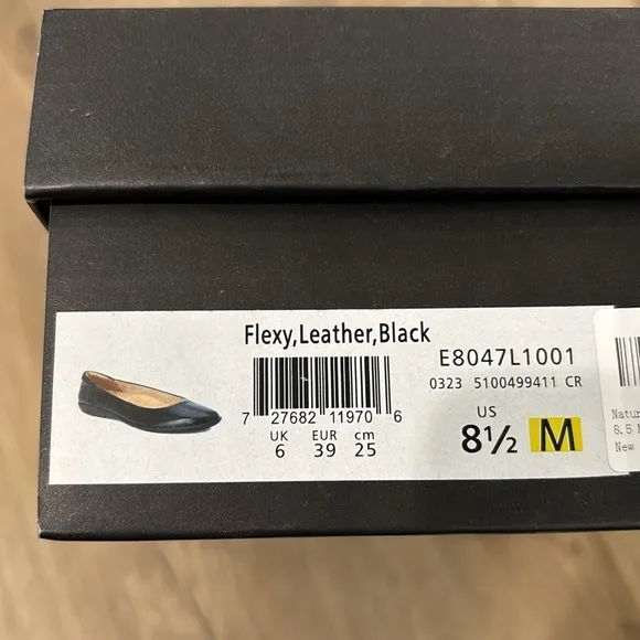 NEW Women’s Naturalizer Flexy Round Toe Leather Ballet Flats