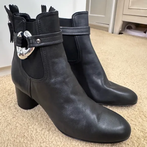 NEW‼️AGL Lisa Leather Boots, Black Sz. EU 39 US 9